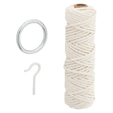 National Hardware N900-013 Plant Hanger Hardware Kit, Cotton/Dacron/Fiber/Steel, Natural/White